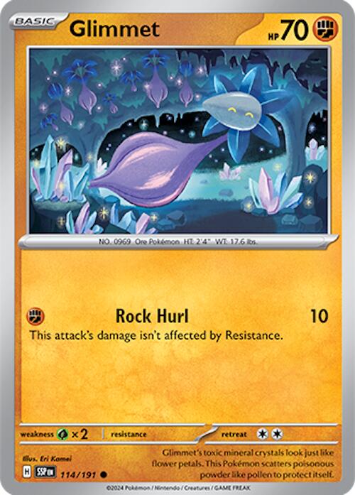 Glimmet (114/191) [Scarlet & Violet: Surging Sparks] | Good Games Adelaide SA