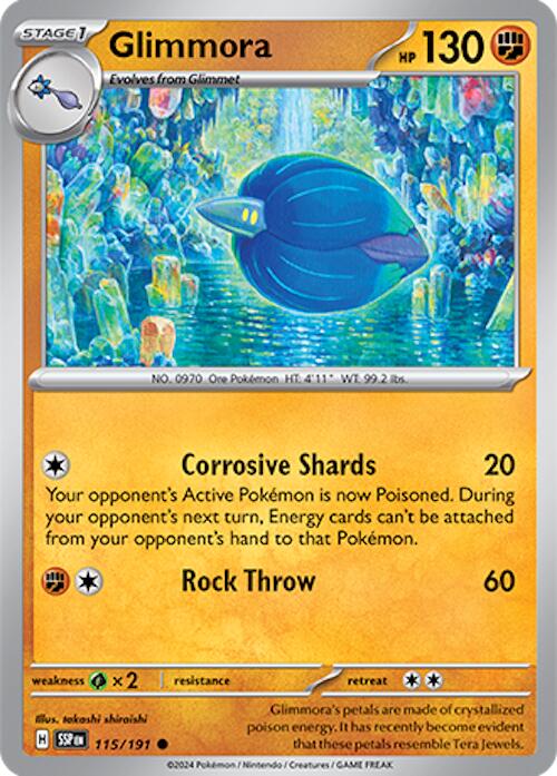 Glimmora (115/191) [Scarlet & Violet: Surging Sparks] | Good Games Adelaide SA