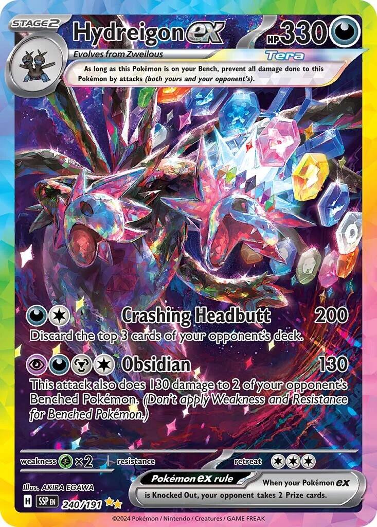 Hydreigon ex (240/191) [Scarlet & Violet: Surging Sparks] | Good Games Adelaide SA