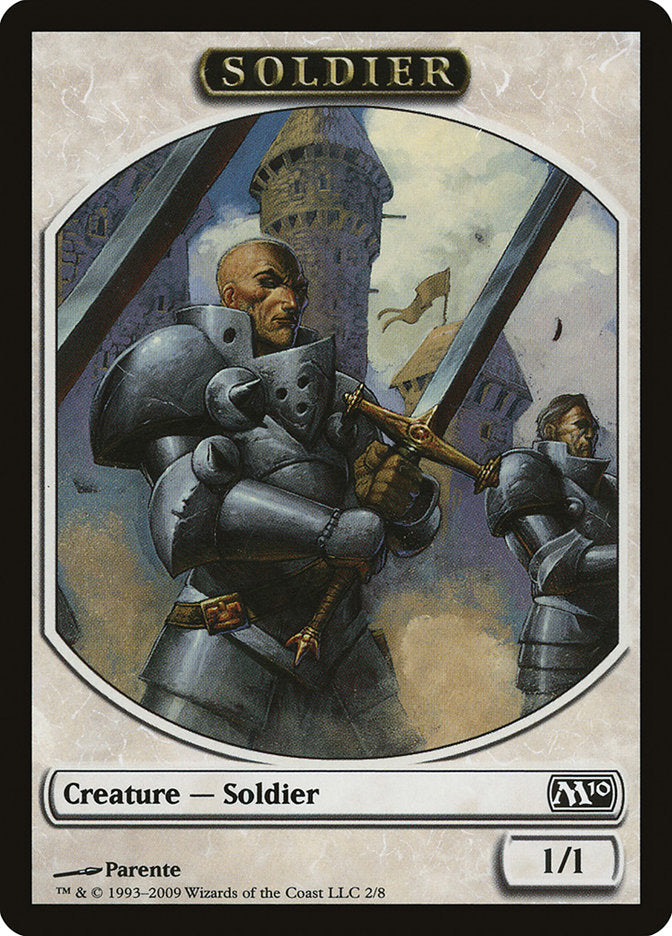 Soldier Token [Magic 2010 Tokens] | Good Games Adelaide SA