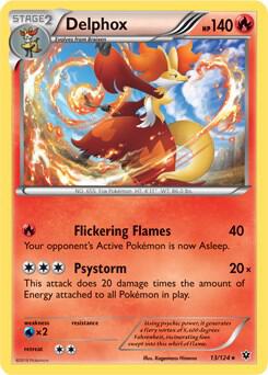 Delphox 13 124 XY Fates Collide 013/124 (Deck Exclusives)  | Good Games Adelaide SA