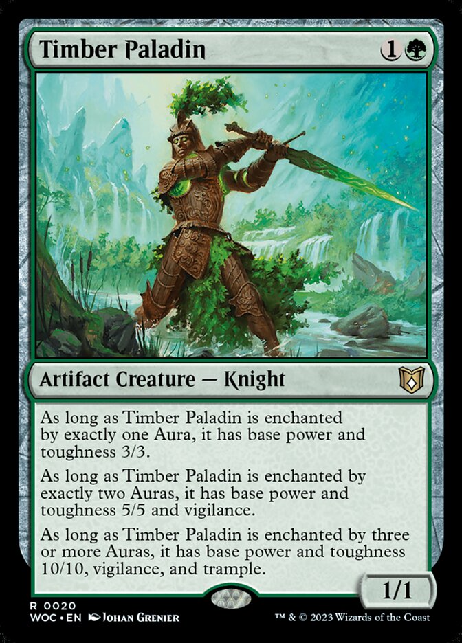 Timber Paladin 20 (Commander: Wilds of Eldraine)  | Good Games Adelaide SA