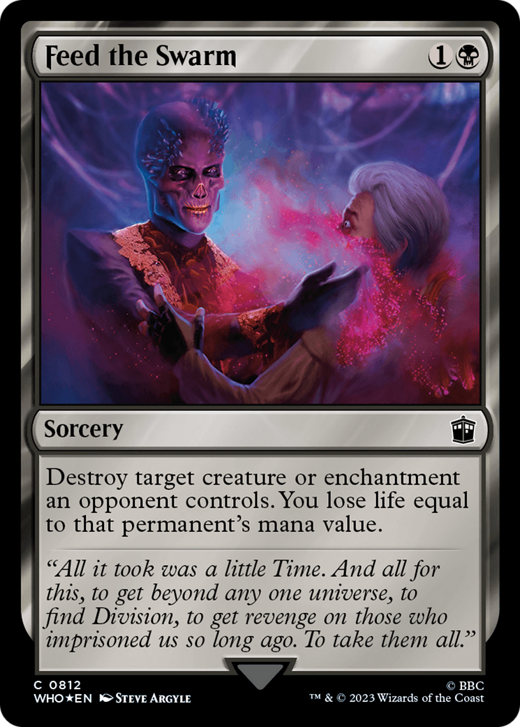 Feed the Swarm (Surge Foil) [Doctor Who] | Good Games Adelaide SA