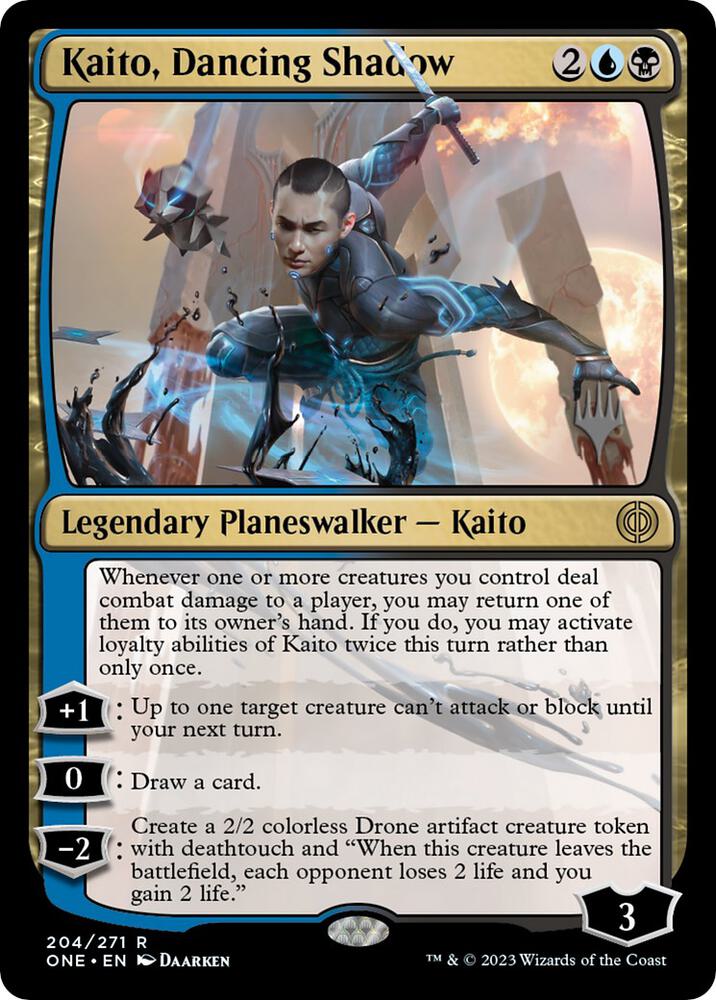 Kaito Dancing Shadow 204 (Promo Pack: Phyrexia: All Will Be One)  | Good Games Adelaide SA