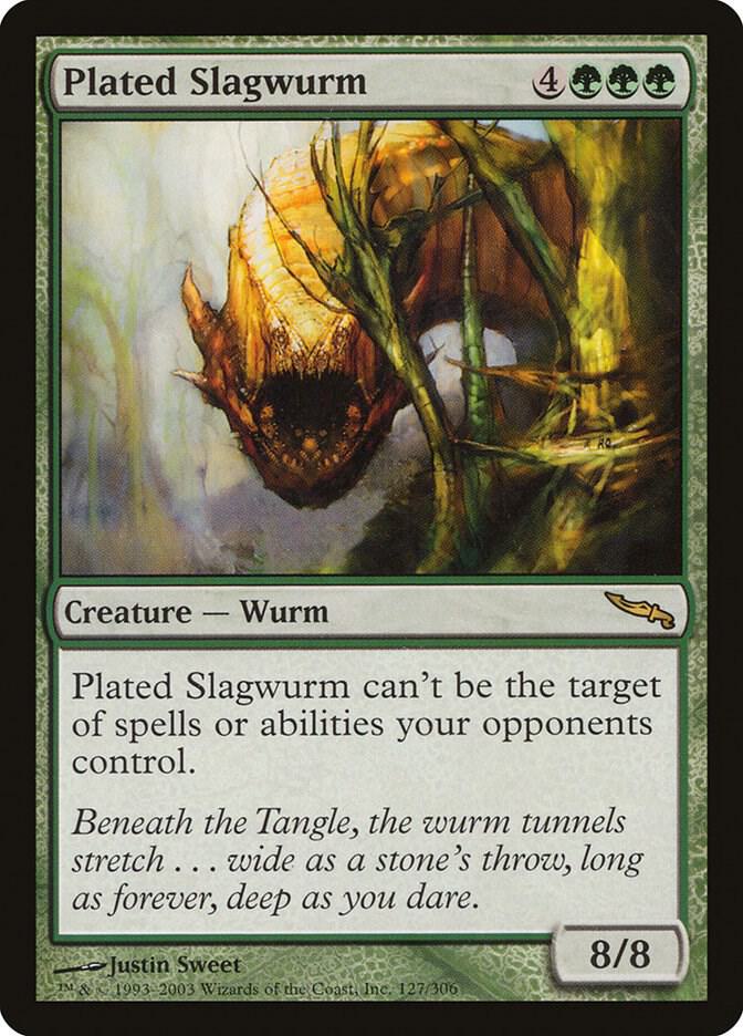 Plated Slagwurm 127 (Mirrodin)  - Foil | Good Games Adelaide SA