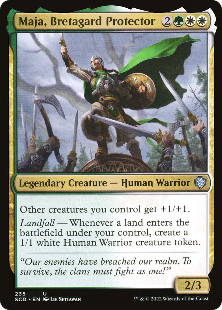 Maja, Bretagard Protector 235 (Starter Commander Decks)  | Good Games Adelaide SA