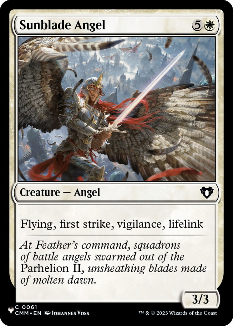 Sunblade Angel [The List Reprints] | Good Games Adelaide SA