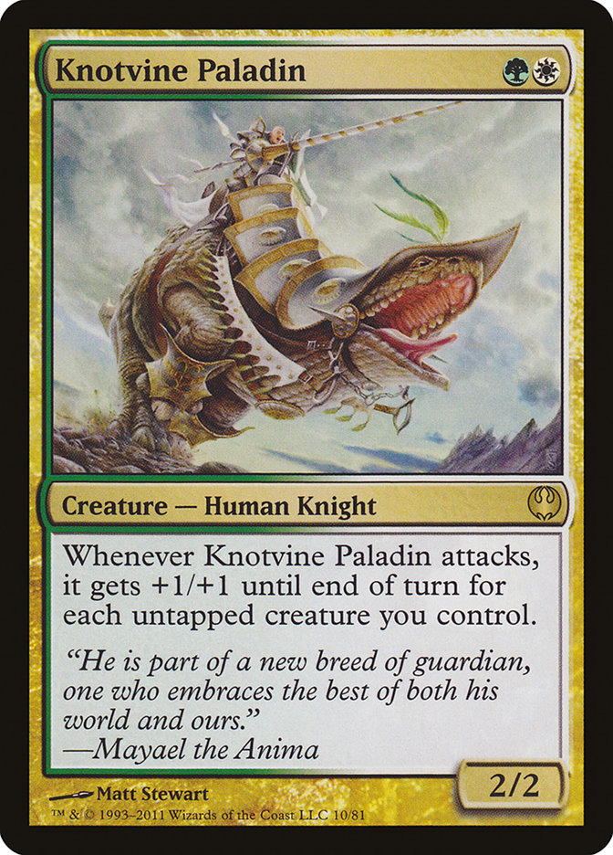 Knotvine Paladin 10 (Duel Decks: Knights vs. Dragons)  | Good Games Adelaide SA