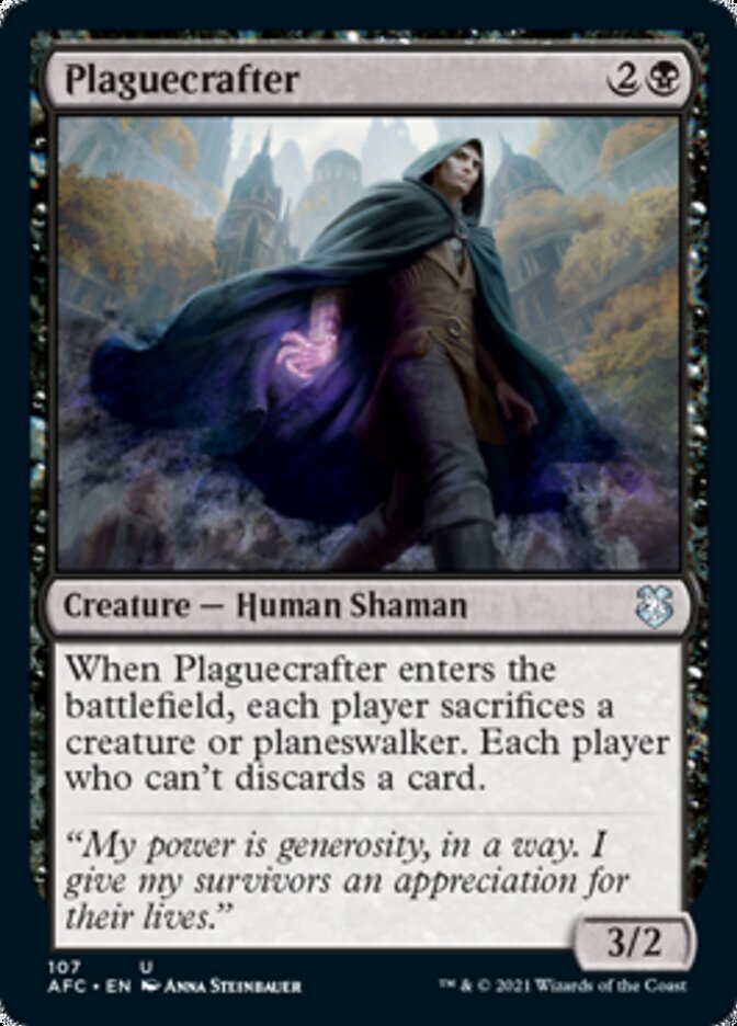 Plaguecrafter [Dungeons & Dragons: Adventures in the Forgotten Realms Commander] | Good Games Adelaide SA