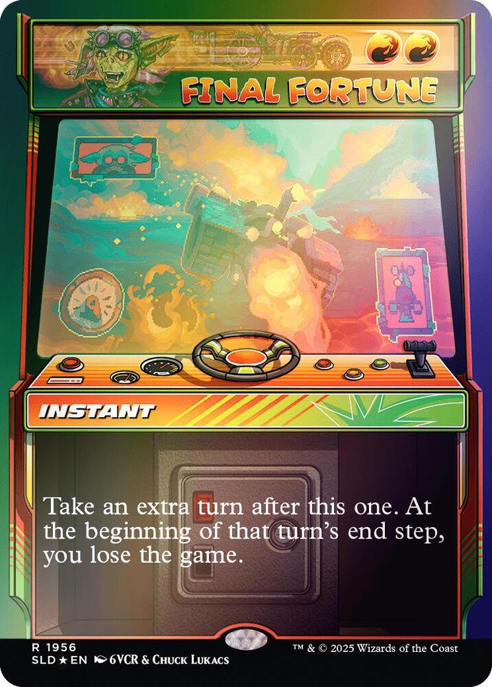 Final Fortune Rainbow Foil 1956 (Secret Lair Drop Series)  - Foil | Good Games Adelaide SA