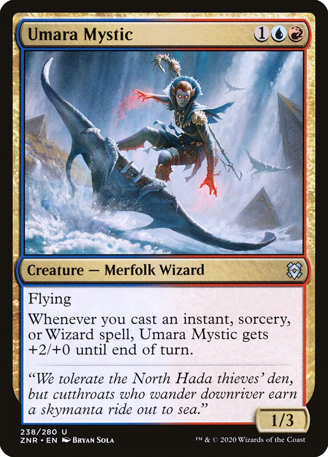 Umara Mystic 238/280 (Zendikar Rising)  - Foil | Good Games Adelaide SA