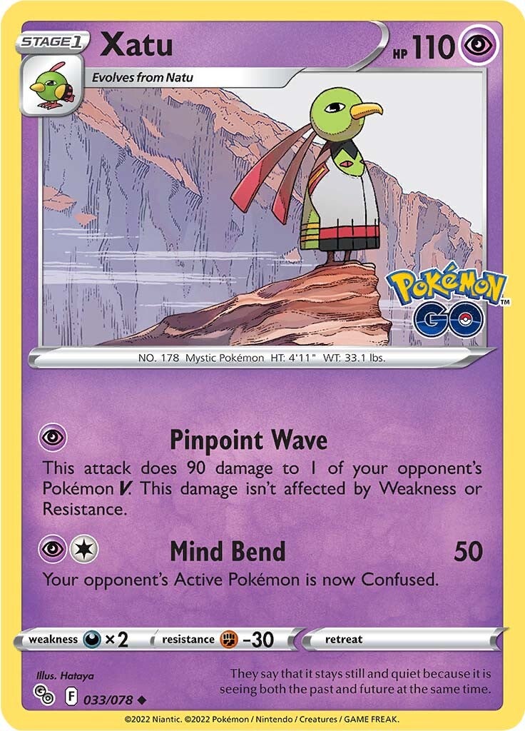 Xatu (033/078) [Pokémon GO] | Good Games Adelaide SA