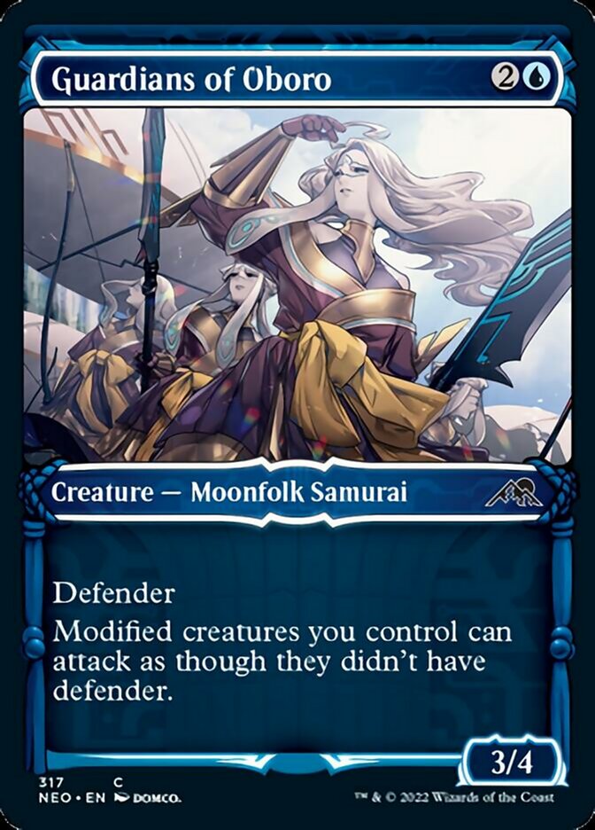 Guardians of Oboro (Showcase Samurai) [Kamigawa: Neon Dynasty] | Good Games Adelaide SA