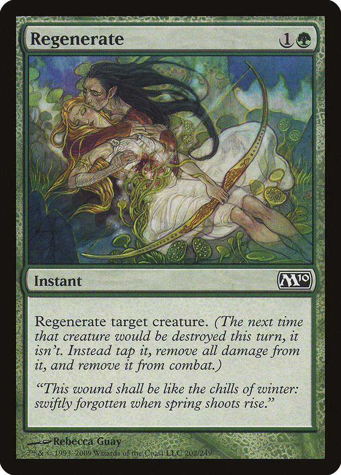 Regenerate 202 (Magic 2010 (M10))  - Foil | Good Games Adelaide SA