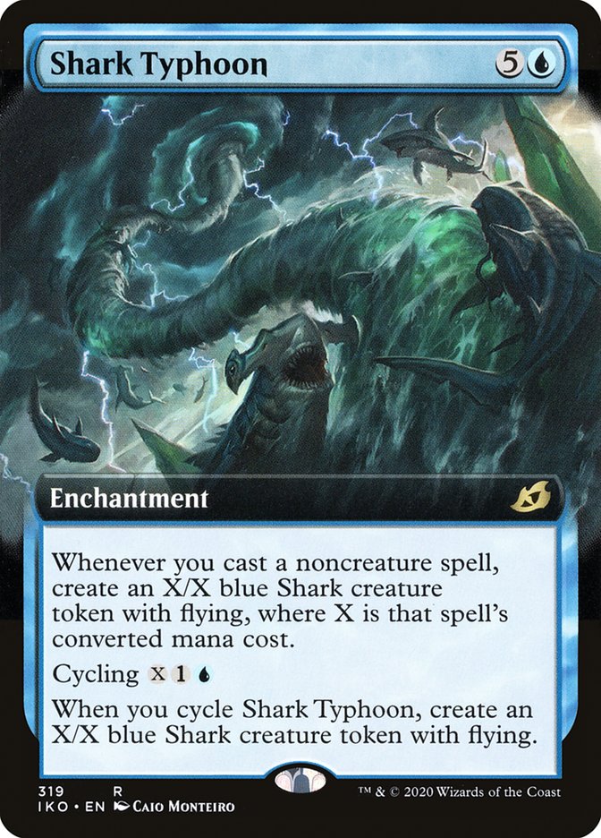 Shark Typhoon (Extended Art) [Ikoria: Lair of Behemoths] | Good Games Adelaide SA