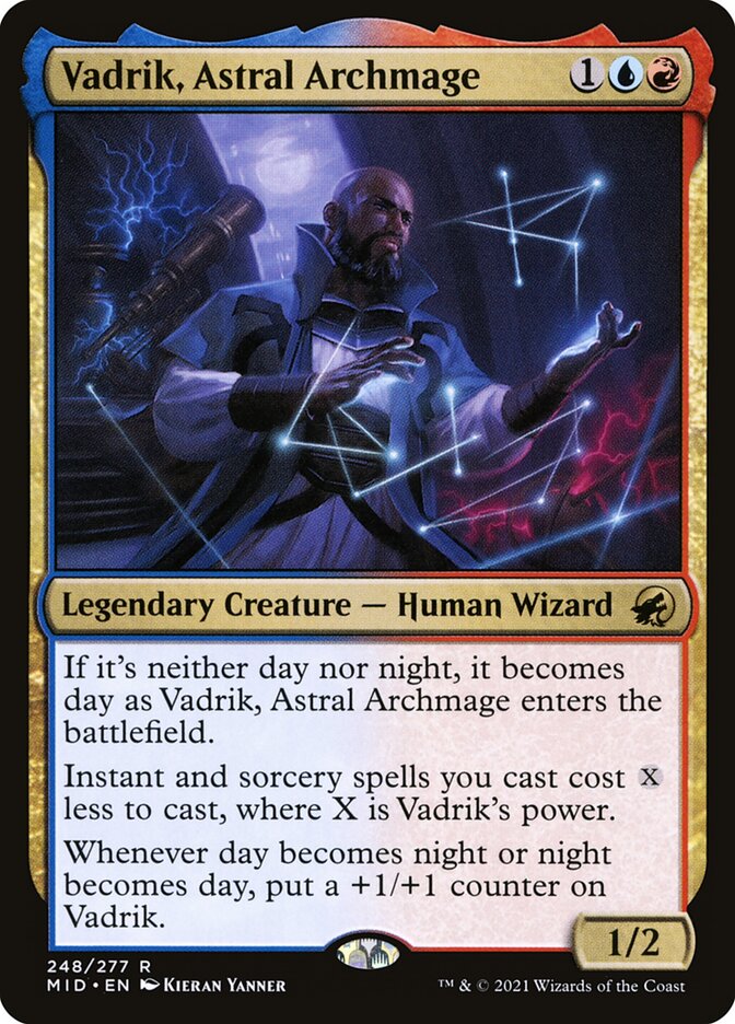 Vadrik, Astral Archmage 248 (Innistrad: Midnight Hunt)  - Foil | Good Games Adelaide SA