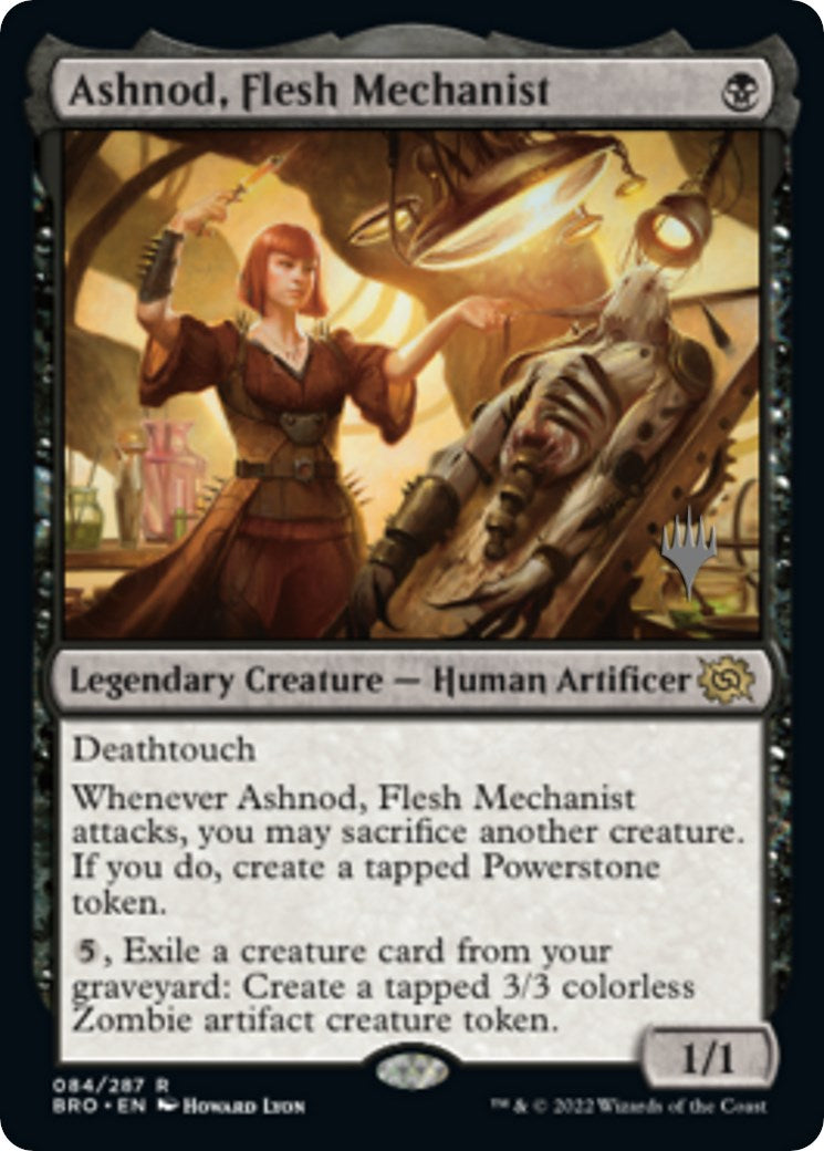 Ashnod, Flesh Mechanist (Promo Pack) [The Brothers' War Promos] | Good Games Adelaide SA