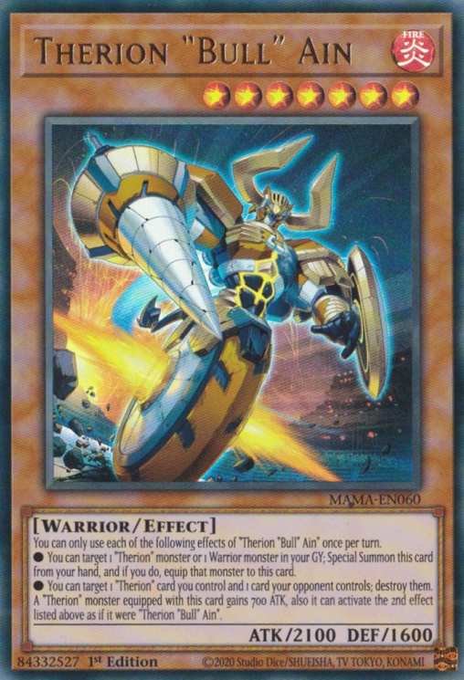 Therion "Bull" Ain [MAMA-EN060] Ultra Rare | Good Games Adelaide SA