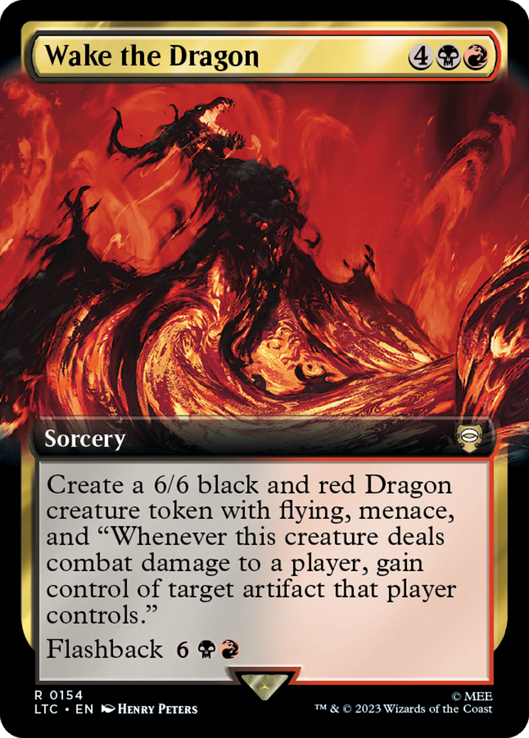 Wake the Dragon (Extended Art) [The Lord of the Rings: Tales of Middle-Earth Commander] | Good Games Adelaide SA