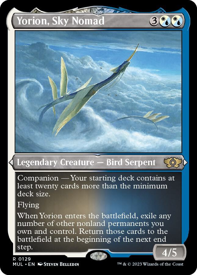 Yorion, Sky Nomad 129 (March of the Machine: Multiverse Legends)  - Etched Foil | Good Games Adelaide SA