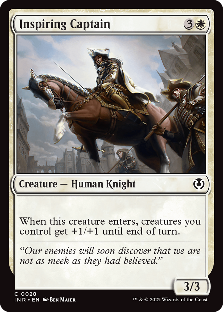Inspiring Captain [Innistrad Remastered] | Good Games Adelaide SA
