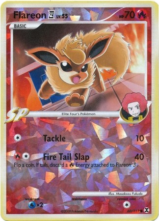Flareon (60/111) (Cracked Ice) [Platinum: Rising Rivals] | Good Games Adelaide SA