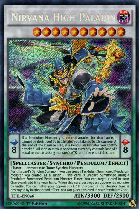 Nirvana High Paladin [TDIL-EN046] Secret Rare | Good Games Adelaide SA
