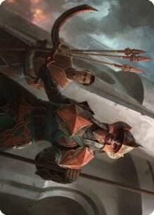 Siege Veteran Art Card 3 (Art Series: The Brothers' War)  | Good Games Adelaide SA