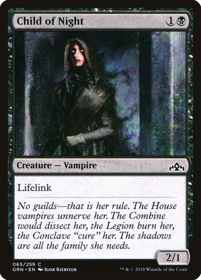 Child of Night 65 (Guilds of Ravnica)  - Foil | Good Games Adelaide SA