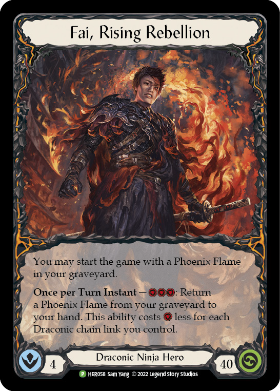 Fai, Rising Rebellion [HER058] (Promo)  Cold Foil | Good Games Adelaide SA
