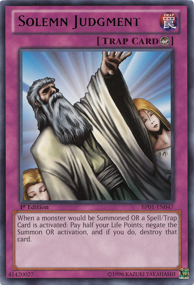Solemn Judgment [BP01-EN047] Rare | Good Games Adelaide SA