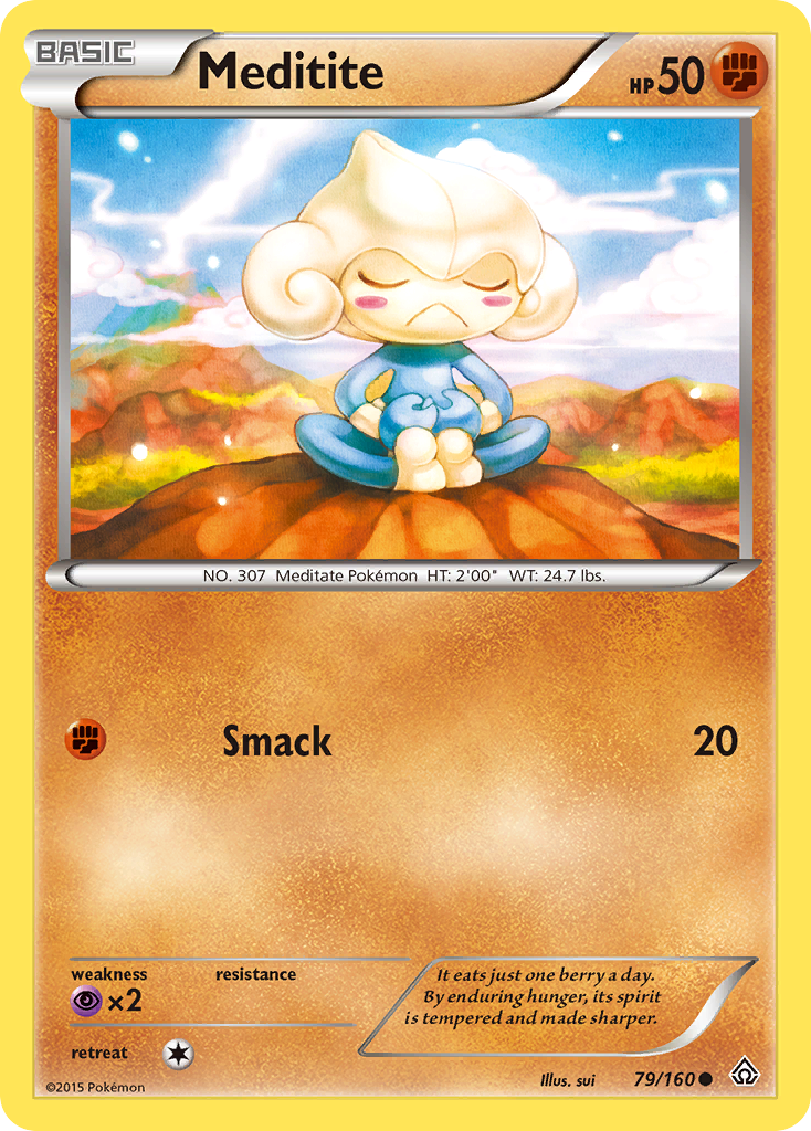 Meditite (79/160) [XY: Primal Clash] | Good Games Adelaide SA