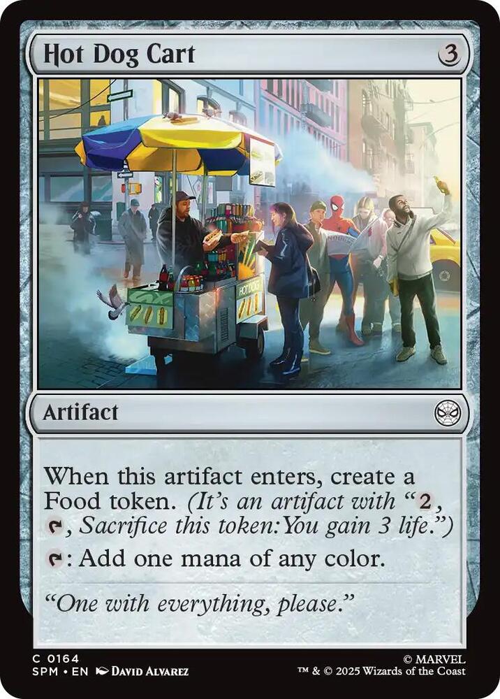 Hot Dog Cart 164 (Marvel's Spider-Man)  - Foil | Good Games Adelaide SA