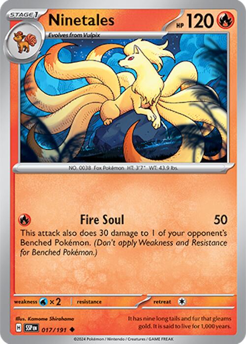 Ninetales (017/191) [Scarlet & Violet: Surging Sparks] | Good Games Adelaide SA