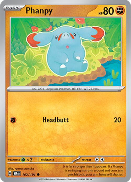 Phanpy (102/191) [Scarlet & Violet: Surging Sparks] | Good Games Adelaide SA