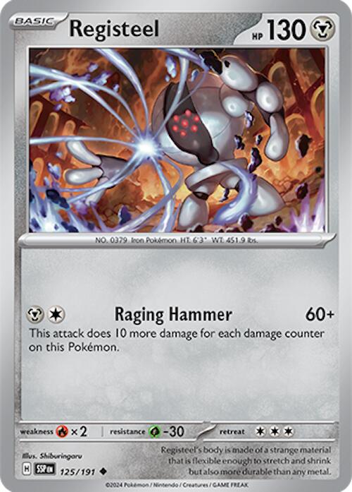 Registeel (125/191) [Scarlet & Violet: Surging Sparks] | Good Games Adelaide SA