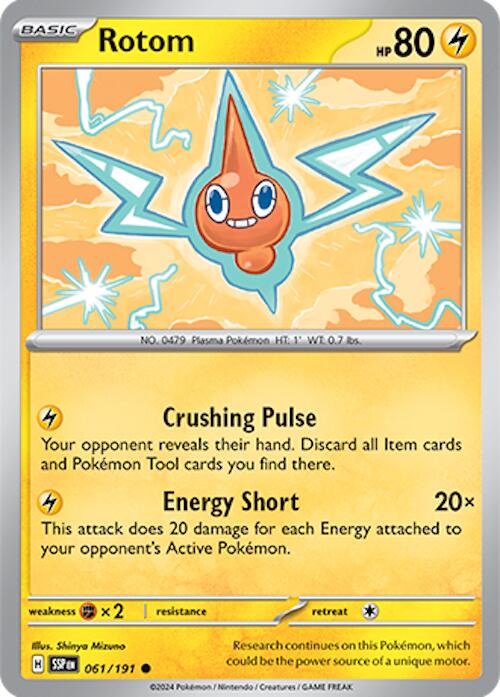 Rotom (061/191) [Scarlet & Violet: Surging Sparks] | Good Games Adelaide SA