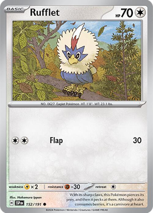 Rufflet (152/191) [Scarlet & Violet: Surging Sparks] | Good Games Adelaide SA