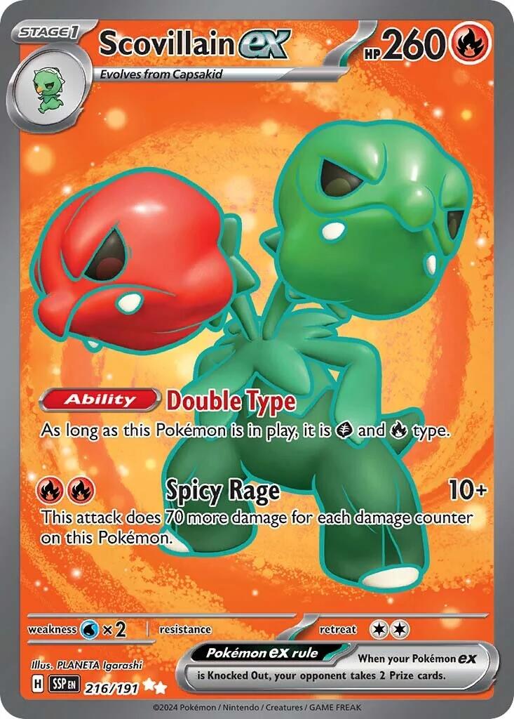 Scovillain ex (216/191) [Scarlet & Violet: Surging Sparks] | Good Games Adelaide SA