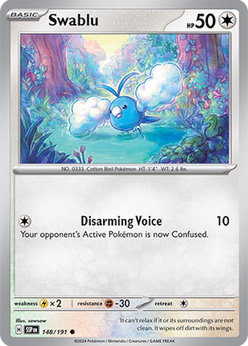 Swablu (148/191) [Scarlet & Violet: Surging Sparks] | Good Games Adelaide SA