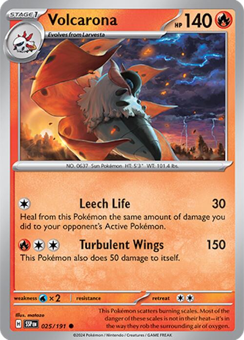 Volcarona (025/191) [Scarlet & Violet: Surging Sparks] | Good Games Adelaide SA