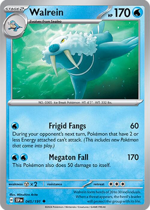 Walrein (045/191) [Scarlet & Violet: Surging Sparks] | Good Games Adelaide SA
