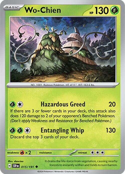 Wo-Chien (015/191) [Scarlet & Violet: Surging Sparks] | Good Games Adelaide SA