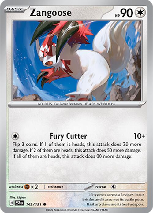 Zangoose (149/191) [Scarlet & Violet: Surging Sparks] | Good Games Adelaide SA