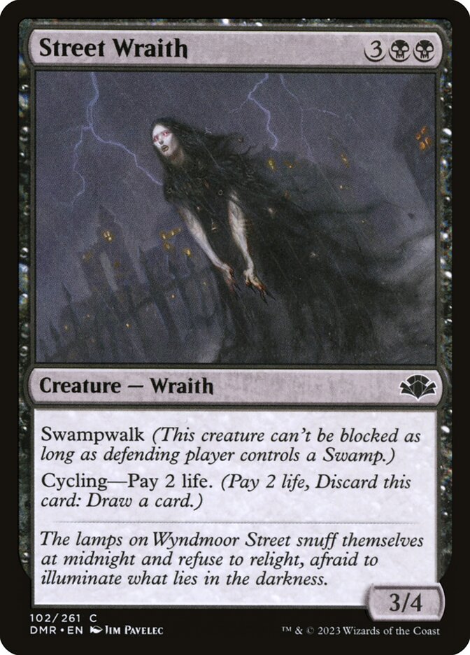 Street Wraith 102 (Dominaria Remastered)  - Foil | Good Games Adelaide SA