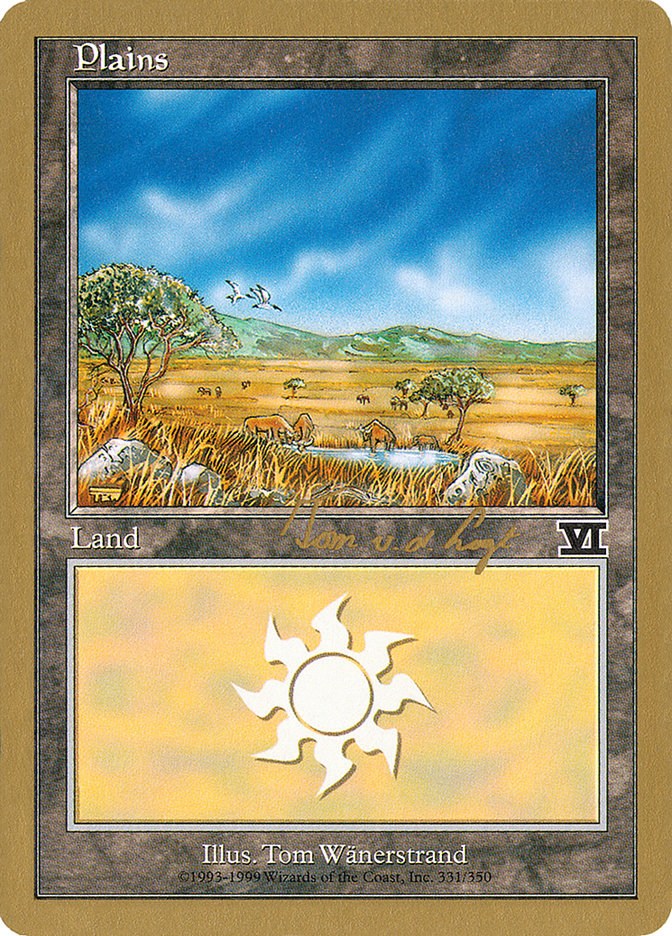 Plains (tvdl331) (Tom van de Logt) [World Championship Decks 2000] | Good Games Adelaide SA