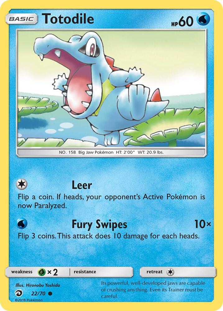 Totodile 22/70 (Dragon Majesty)  | Good Games Adelaide SA