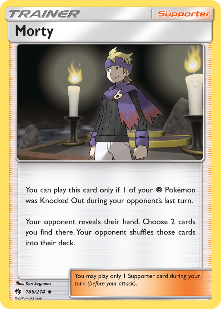Morty (186/214) [Sun & Moon: Lost Thunder] | Good Games Adelaide SA