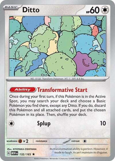 Ditto (132/165) (Non-Holo) [Scarlet & Violet: 151] | Good Games Adelaide SA