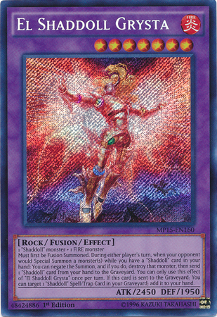 El Shaddoll Grysta [MP15-EN160] Secret Rare | Good Games Adelaide SA